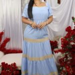 IMG_3144 Vestido Casual Azul Cielo