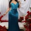 IMG_3256 Vestido Elegante Azul Turquesa